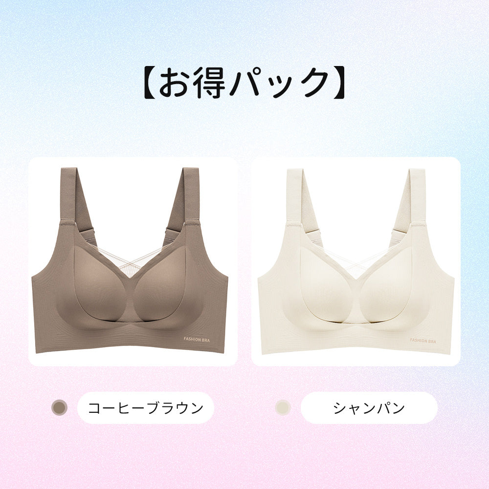 【クラウドシリーズ】スリミングブラ|自然な透け感でボリュームバストも美しくカバー