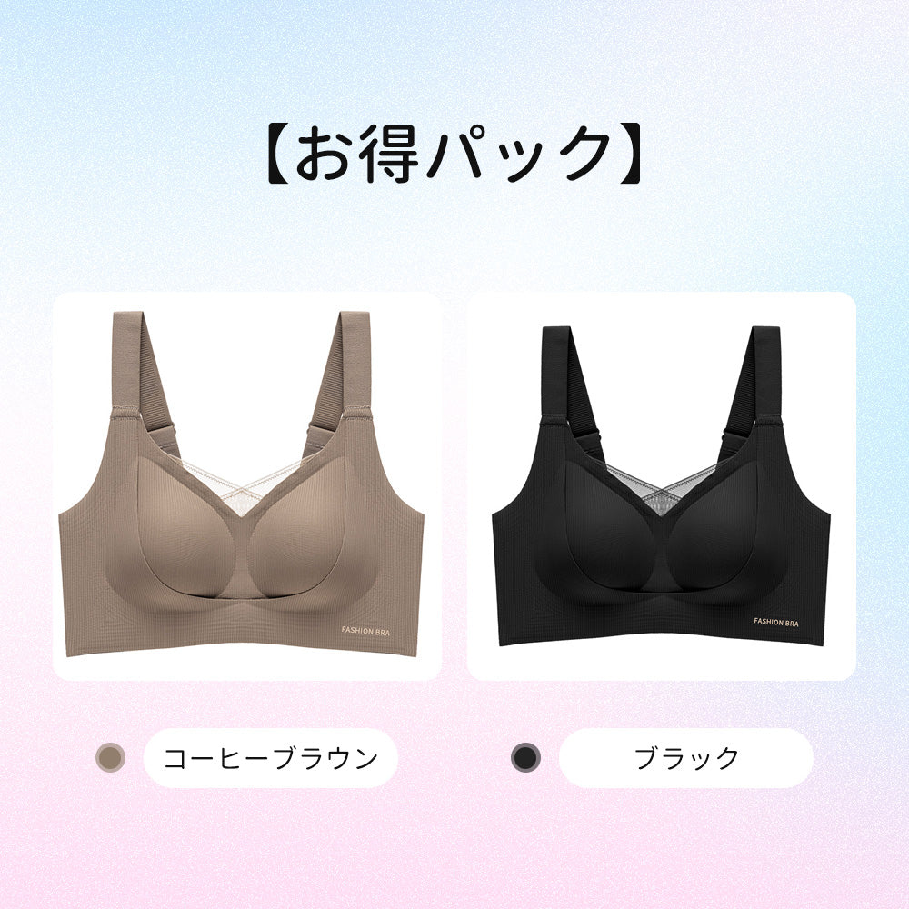 【クラウドシリーズ】スリミングブラ|自然な透け感でボリュームバストも美しくカバー